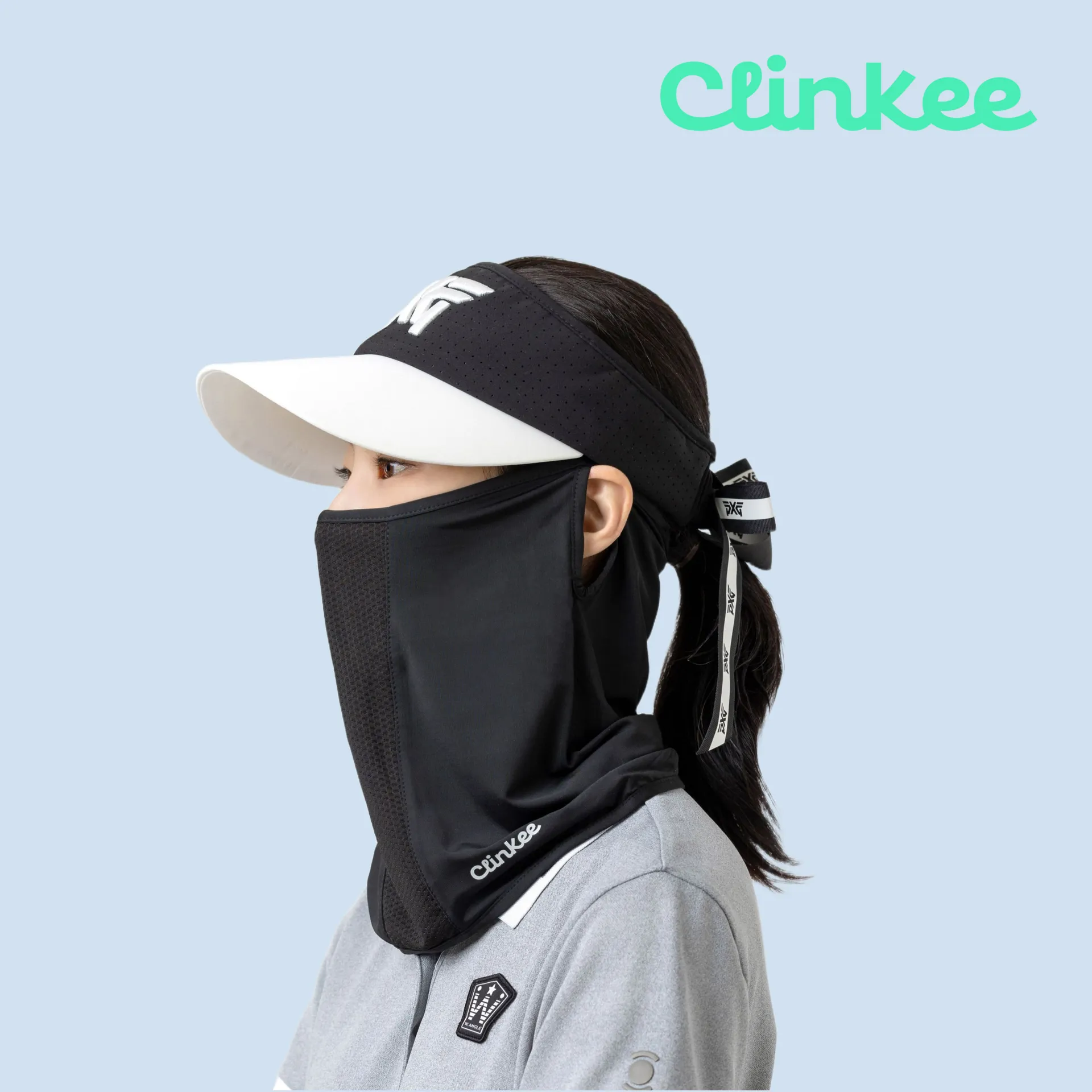 크링키 UV자외선차단마스크 쿨 냉감 안면 페이스 얼굴햇빛가리개 골프마스크 러닝 자전거 4