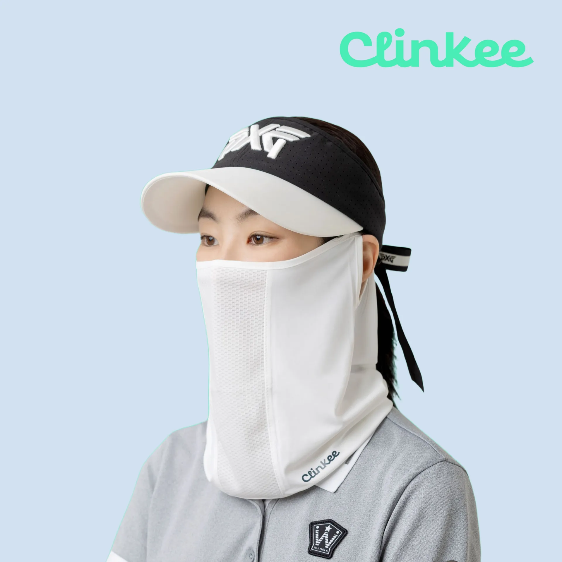 크링키 UV자외선차단마스크 쿨 냉감 안면 페이스 얼굴햇빛가리개 골프마스크 러닝 자전거 2