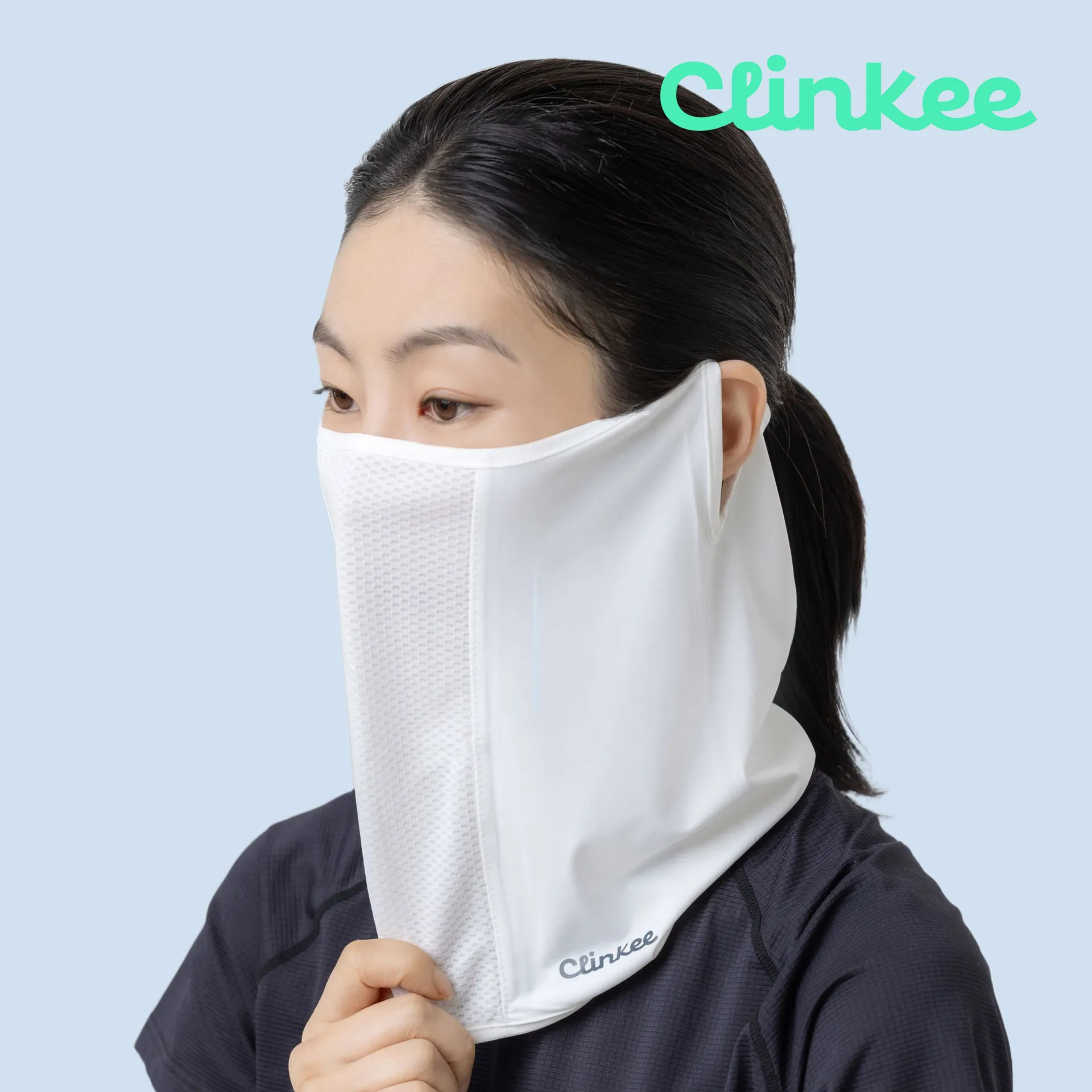 크링키 UV자외선차단마스크 쿨 냉감 안면 페이스 얼굴햇빛가리개 골프마스크 러닝 자전거 9