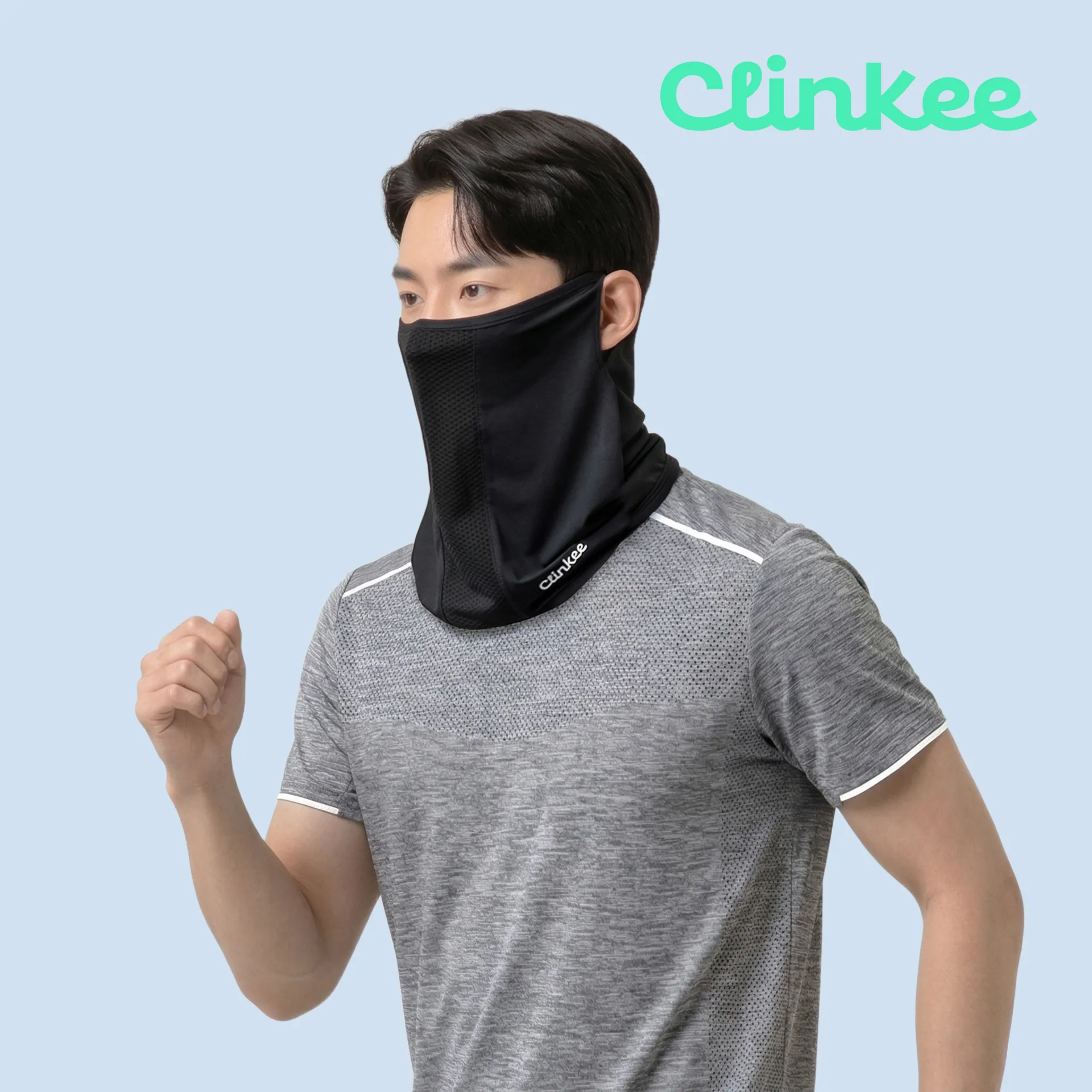 크링키 UV자외선차단마스크 쿨 냉감 안면 페이스 얼굴햇빛가리개 골프마스크 러닝 자전거 5