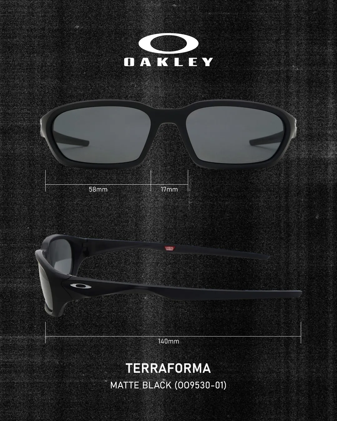 [N도착보장]오클리 테라포마 TERRAFORMA OO9530-01 BLACK 블랙 스포츠 러닝 선글라스 신상 (네이버 풀필먼트) 9