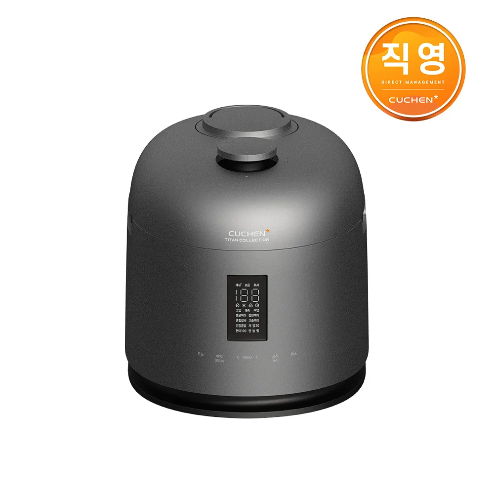 [10/12 ~ 25 패킹 증정+추가적립] 쿠첸 티탄 컬렉션 X 듀얼프레셔  6인용 IH압력밥솥 CRT-XPD0640TETS 5