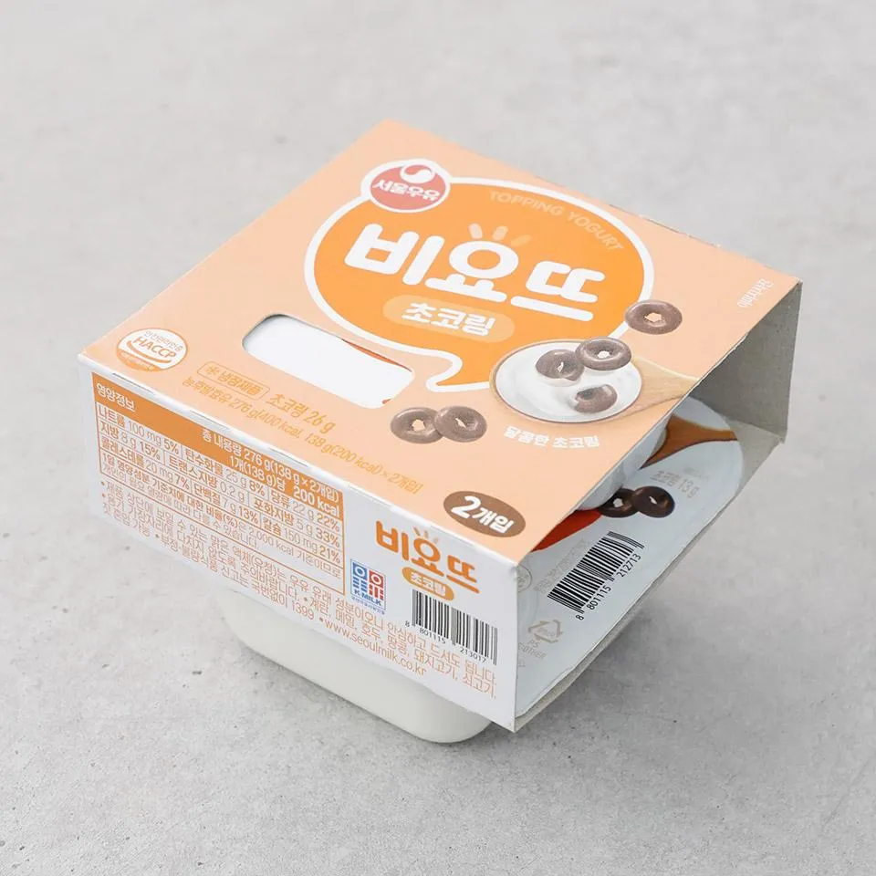 메가마트 서울우유 비요뜨 초코링 138gx2 2