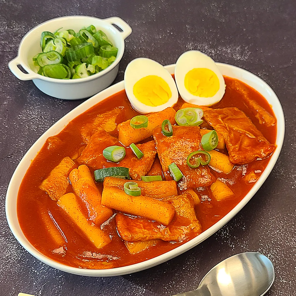 이천쌀 국물 쌀떡볶이 밀키트 즉석 떡뽁이 택배 업소용 대용량 국내산 410g, 3개 7