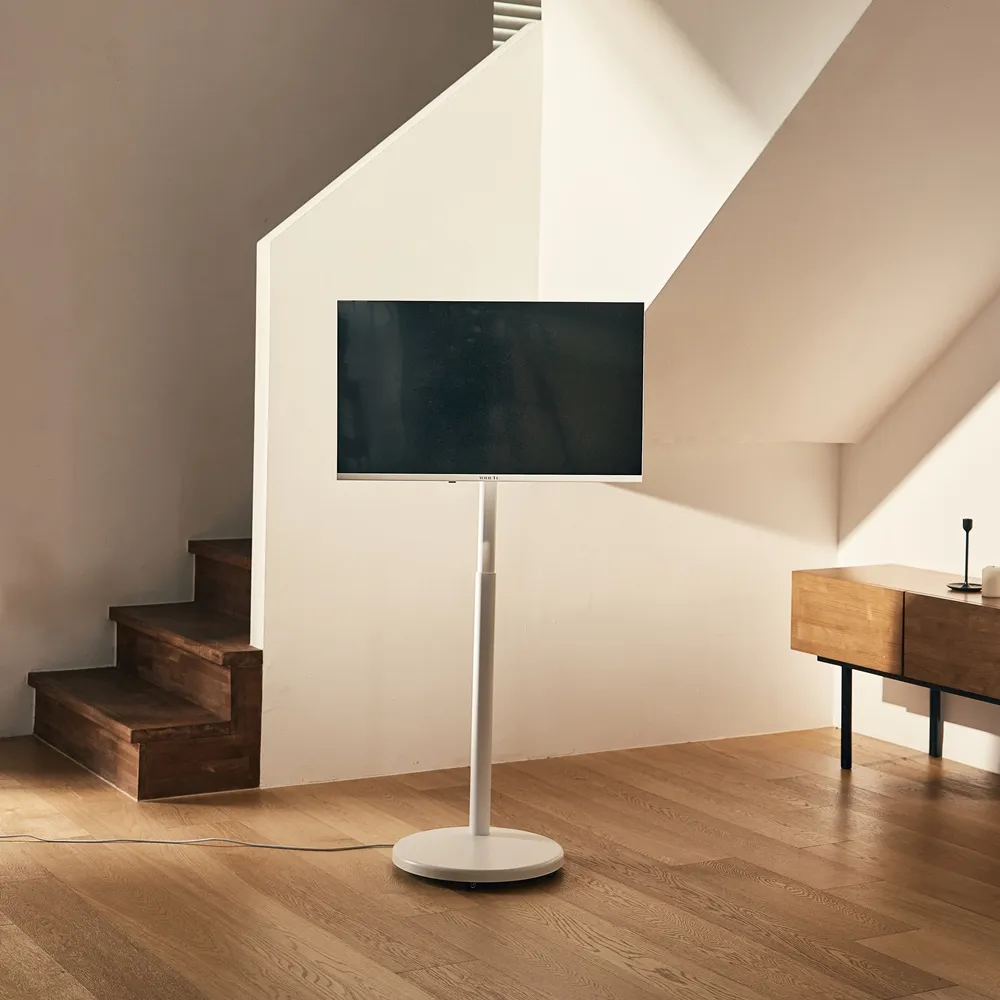 와이드무빙뷰 화이트에디션 삼탠바이미V3 셋트 QLED 81cm(32인치) FHD 스마트 이동식 TV 유압식 높이조절 중소바이미 자가설치 6