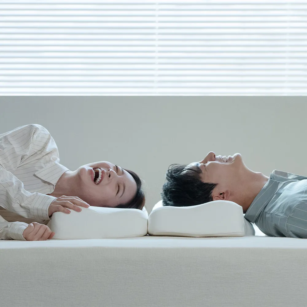 슬리필로우 경추베개 스탠다드 오가닉코튼 화이트 목디스크 거북목 일자목 코골이 깊은잠 베개 5