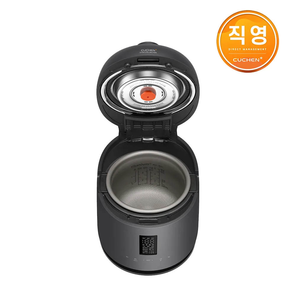 [10/12 ~ 25 패킹 증정+추가적립] 쿠첸 티탄 컬렉션 X 듀얼프레셔  6인용 IH압력밥솥 CRT-XPD0640TETS 8